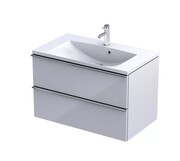 Oristo Etna szafka podumywalkowa wisząca 80x50x45 biały połysk OR52-SD2S-80-1