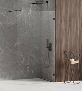 New Trendy Avexa Black kabina Walk-In 100x200 cm przejrzyste EXK-1627