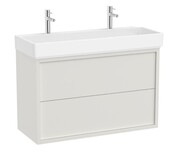 Roca Tura Unik zestaw szafka z umywalką 100x43x60 BIAŁY MAT A852036558