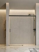 Novellini Kali PH Drzwi wnękowe 125cm profile czarne KALIPH121-1H