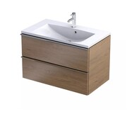 Oristo Etna szafka podumywalkowa wisząca 80x50x45 dąb kamienny OR52-SD2S-80-78