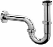 McAlpine Syfon umywalkowy rurowy chrom 215-M