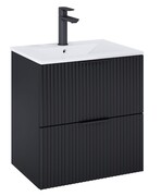 Roca Reef szafka 59x45x63 CZARNY MAT A857954532