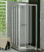 SanSwiss Top-Line TOE3 Wejście narożne 3-częściowe 90-120cm profil połysk Lewe TOE3GSM25007