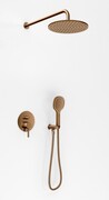 Kohlman Axel Brushed Copper zestaw prysznicowy miedź szczotkowana QW210ABCR30