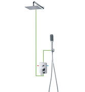 Omnires Apure SYS kompletny łazienkowy system podtynkowy chrom SYSAP10CR ___ RABAT W KOSZYKU! ___