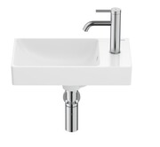 Roca FINECERAMIC Ona umywalka ścienna 45x26 biała A327681000