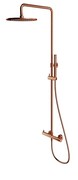 Omnires Y zestaw prysznicowy natynkowy miedź szczotkowana Y1244MCPB