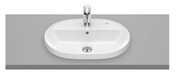 Roca GAP umywalka wpuszczana w blat ROUND 55x40 biała SUPRAGLAZE A3270Y6S00