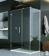 SanSwiss Pur PU31 Kabina prysznicowa 140x80cm lewa szkło przejrzyste PU31PG1401007/PUDT3P0801007
