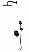 Omnires Y podtynkowy zestaw prysznicowy termostatyczny czarny mat SYSYT05BL ___ RABAT W KOSZYKU! ___