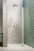 Radaway Nes Brushed Light Gold Dwj II Drzwi wnękowe 100cm prawe szczotkowane jasne złoto szkło przejrzyste 10036100-98-01R