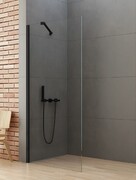 New Trendy New Soleo Black 50x195 cm kabina Walk-In czarny mat/szkło przejrzyste K-0765
