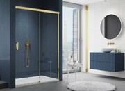 SanSwiss Cadura Gold Line drzwi przesuwne 110cm jednoskrzydłowe prawe z polem stałym CAS2D1101207