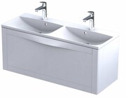 Oristo Skagen szafka z umywalką wisząca 119x50x45 biały mat OR49-SD1S-120-2/UME-AM-120-92-D