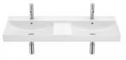 Roca FINECERAMIC Ona umywalka meblowa podwójna 120x46 biała A32768B004
