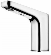 Deante Hiacynt bateria umywalkowa bezdotykowa bez regulacji temperatury z zasilaczem 230/6V chrom BQH 028V