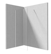 Deante Prizma Kabina ścianka prysznicowa Walk-in 90cm Bianco KTJ_A39P