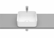 Roca Inspira Square umywalka nablatowa 37cm biała matowa A327532620