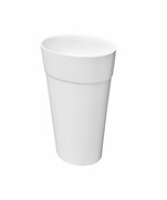 Besco Uniqa Glam Złota umywalka wolnostojąca 32x46x84cm #UMD-U-WGZ