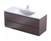 Oristo Brylant szafka podumywalkowa wisząca 119x50x45 mokka mat OR36-SD2S-120-21-V3