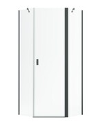 Radaway Nes Brushed GunMetal Ptj kabina pięciokątna 100x80cm prawa szczotkowany grafit 10052000-92-01R/10052200-92-01