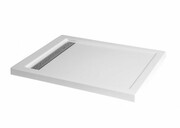 Polimat West brodzik akrylowy posadzkowy z rusztem 140x80cm 00541