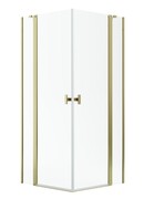 Radaway Nes Kdd II Gold kabina 100x90cm złoty połysk 10031100-09-01L/10031090-09-01R