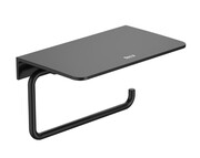 Roca Hotels wieszak na papier z półką Czarny Mat A817581C40
