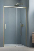 Radaway Idea 8 DWJ Brushed Light Gold drzwi wnękowe 130cm prawe szczotkowane jasne złoto 10330670-98-01R/10350603-01-01