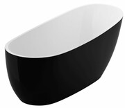 Wanna wolnostojąca Excellent Comfort 2.0 175x74 biało-czarna WAEX.CMP2.17WB