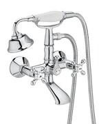 Roca Carmen bateria wannowo-natryskowa z zestawem natryskowym chrom A5A014BC00