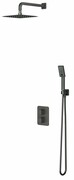 Omnires Parma zestaw podtynkowy natryskowy z termostatem grafit szczotkowany SYSPM11GR ___ RABAT W KOSZYKU! ___