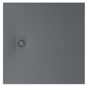 Roca Magma 90x90 cm brodzik kwadratowy kompozytowy STONEX SZARY ŁUPEK APE0138438403200