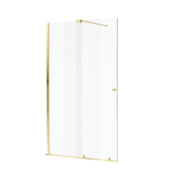 Excellent Ortigo Walk-in kabina prysznicowa 140x200 cm, złoty połysk KAEX.5012.K.1400.GL