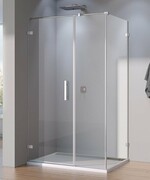 SanSwiss Pur PU31 Kabina prysznicowa 140x70cm lewa szkło przejrzyste PU31PG1401007/PUDT3P0701007