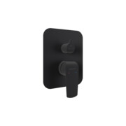 Excellent Clever 2.0 bateria prysznicowo-wannowa podtynkowa, 3 funkcyjna, czarny soft AREX.4147BS