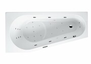 Riho Delta wanna asymetryczna 150x80cm z hydromasażem Joy prawa B066006005