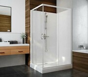 Sanplast Basic Complete KCKN/BASIC+Bza kabina czterościenna kompletna 80x100x202 cm przejrzysta 602-460-0120-01-4B0