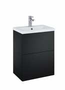 Elita Kido Set szafka z umywalką zestaw 50x67x35cm czarny mat RE020501117160/168098