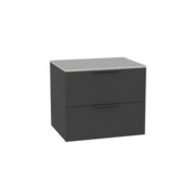 Excellent Tuto 2.0 szafka wisząca front gładki wysoki szary 60x50x46,5 cm blat jasny szary MLEX.2172.K.60.02SJ.GRGR