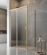 Radaway Idea Gold Kdj kabina 120x110cm lewa złoty połysk/szkło przejrzyste 387042-09-01L/387053-09-01R