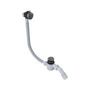 Excellent Hover syfon wannowy z napełnianiem czyszczony od góry grafit szczotkowany ARIN.3410AB