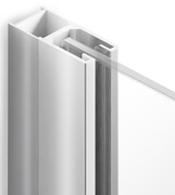 New Trendy Reflexa profil poszerzający do drzwi wnękowych oraz kabin prysznicowych 20 mm chrom PP-0035