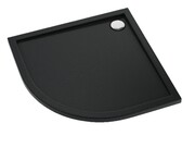 Schedpol Schedline Sharper brodzik półokrągły Czarny Mat 90x90x4,5cm 3S.S2O-9090/C/MG