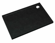 Schedpol Schedline Sharper Black Stone brodzik prostokątny 80x100x4,5cm 3S.S1P-80100/C/ST