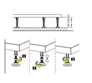 Radaway Nóżki do brodzika 5 szt NB003-M5