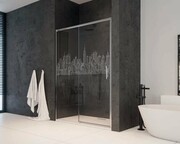 Grawer na szkle dla kabin Radaway wzór miasto