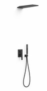 Tres Slim Exclusive zestaw prysznicowy czarny mat 20228005NM
