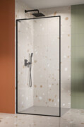 Radaway Modo F SL Black II kabina Walk-in 80x201,6cm lewa Czarna szkło przejrzyste 10419084-54-01L